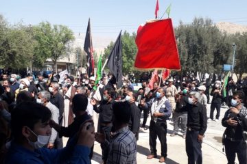 پیاده‌روی مردم گچساران در اربعین ۱۴٠٠